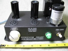 Microphone preamp (stereo) 12AY7 – RCA MI-11241 1960 broadcast/2026 Clone. Nice!