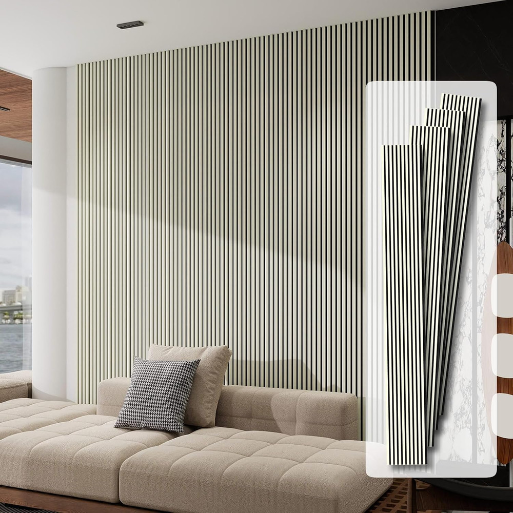 Acoustic Wood Slat Wall Panels – Noise-Reducing & Eco-Friendly Decor
