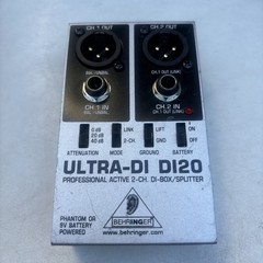 Used Behringer Ultra DI DI20 2 Ch DI Box Splitter