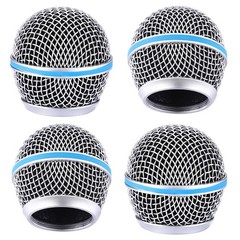 Facmogu 4PCS Beta58A Microphone Head Replacement Grille – Multicolor