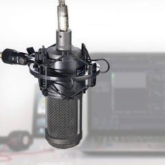 YOUSHARES AT2020 Shock Mount, Microphone Shock Mount Reduces Vibration Noise for
