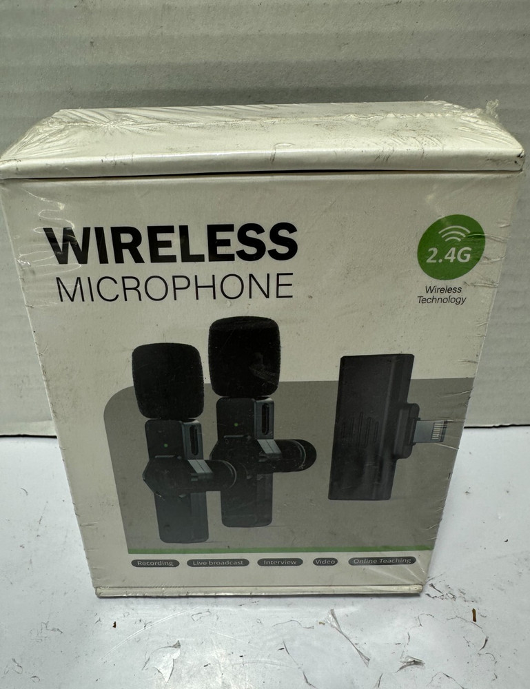 Wireless Microphone 2.4GHz DC 5V/1A Model No. M13 NEW SEALED