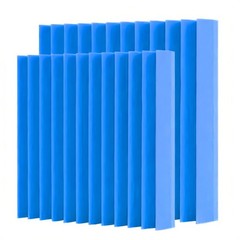 6pcs Acoustic Foam Panels Blue Sound Proof Foam Noise Cancelling for Home Office