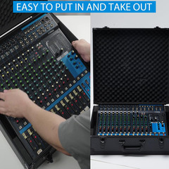 Mixer Case for Yamaha MG16XU/ MG20XU | Protective Hard Shell Carrying Storage Gi