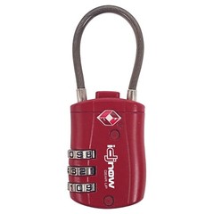 IDJNOW TSA Combination Lock (red)