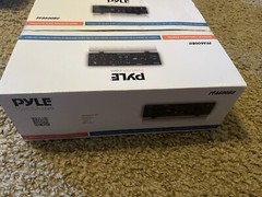 Pyle PFA600BU Wireless Amplifier PA Receiver & Microphone Receiver System