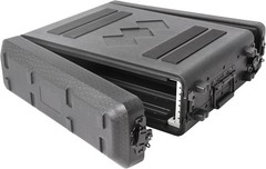 Rack Case 2U + Screws Space SHALLOW 15 In Deep shell, Light Weight DJ, 19″ Wide