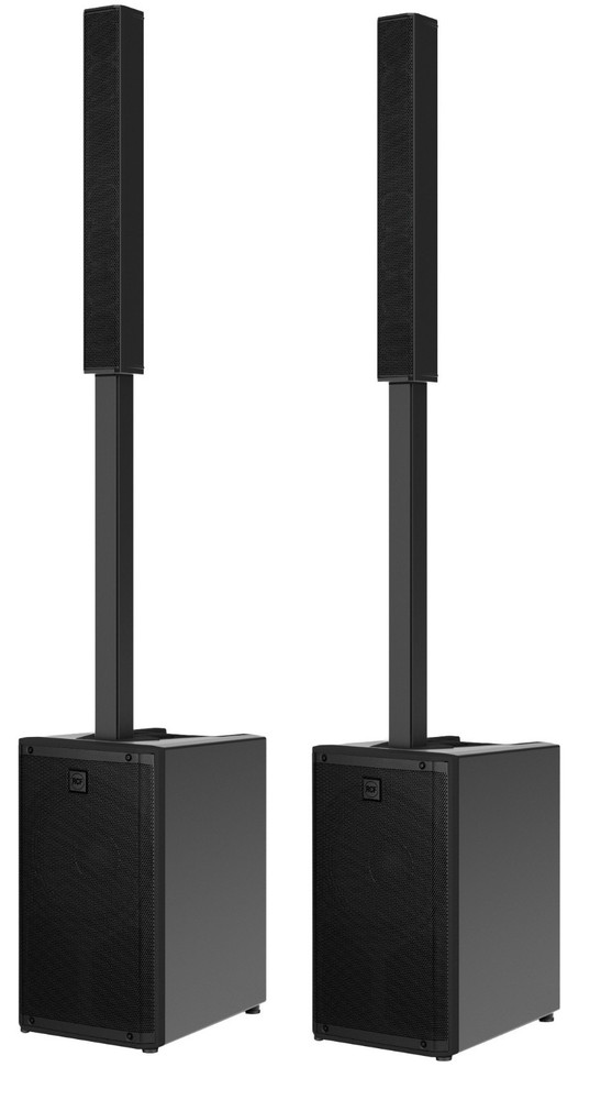 2X RCF EVOX J9 Active 2100W Portable Column Array DJ Speaker System