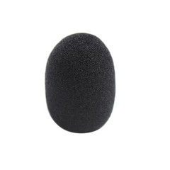 20Pcs Practical Small Black Microphone Headset Windscreen Sponge Foam Mic Cover