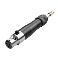 3.5mm to Mini XLR Headset Adapter Lockable TRS 3.5mm Male to 3Pin Mini XLR Fe…
