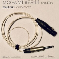 1–30 ft Mogami 2944 console cable White | Choose Neutrik XLR/TRS | Bulk Ready