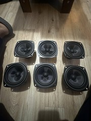 PRV Audio 4MR60-4 Lot of 6 4in Mid-Range Speaker Drivers 4 Ohm 30W RMS
