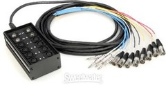 Pro Co SMA0804FBQ-25 StageMaster 8×4 Stage Snake with 1/4″ Returns – 25′