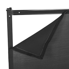 48″x 25″ White+Black DJ Foldable Facade Portable Event Booth Panels w/Carry Bag
