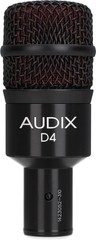 Audix D4 Hypercardioid Dynamic Instrument Microphone for Kick Drums, Toms,…