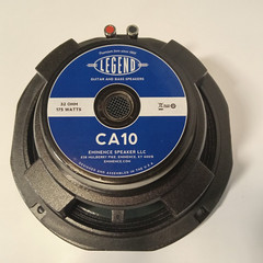 Eminence Legend CA10-32 Ohm 10″ Guitar Speaker – Bass Cab Replacements