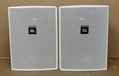 [PAIR] White JBL Control 25 Professional Speakers – Fully Tested & Working
