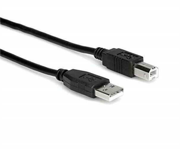 Hosa High Speed USB Cable, Type A To Type B, 5 Foot