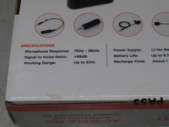 Anywhere Cart Digital UHF (900 MHz) 902.1-927.6 MHz Microphone 75Hz-18kHz