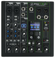Mackie ProFX6v3+ 6-Channel Analog Mixer w/Enhanced FX/USB Recording/Bluetooth