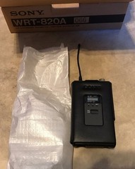 Sony WRT-820A Wireless Body Pack Transmitter WRT820 BRAND NEW in box w/paperwork