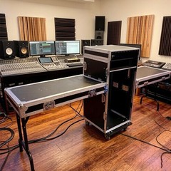 16U Shockproof Mixer DJ Aviation Case-Professional Rack Cabinet for Audio Equip.