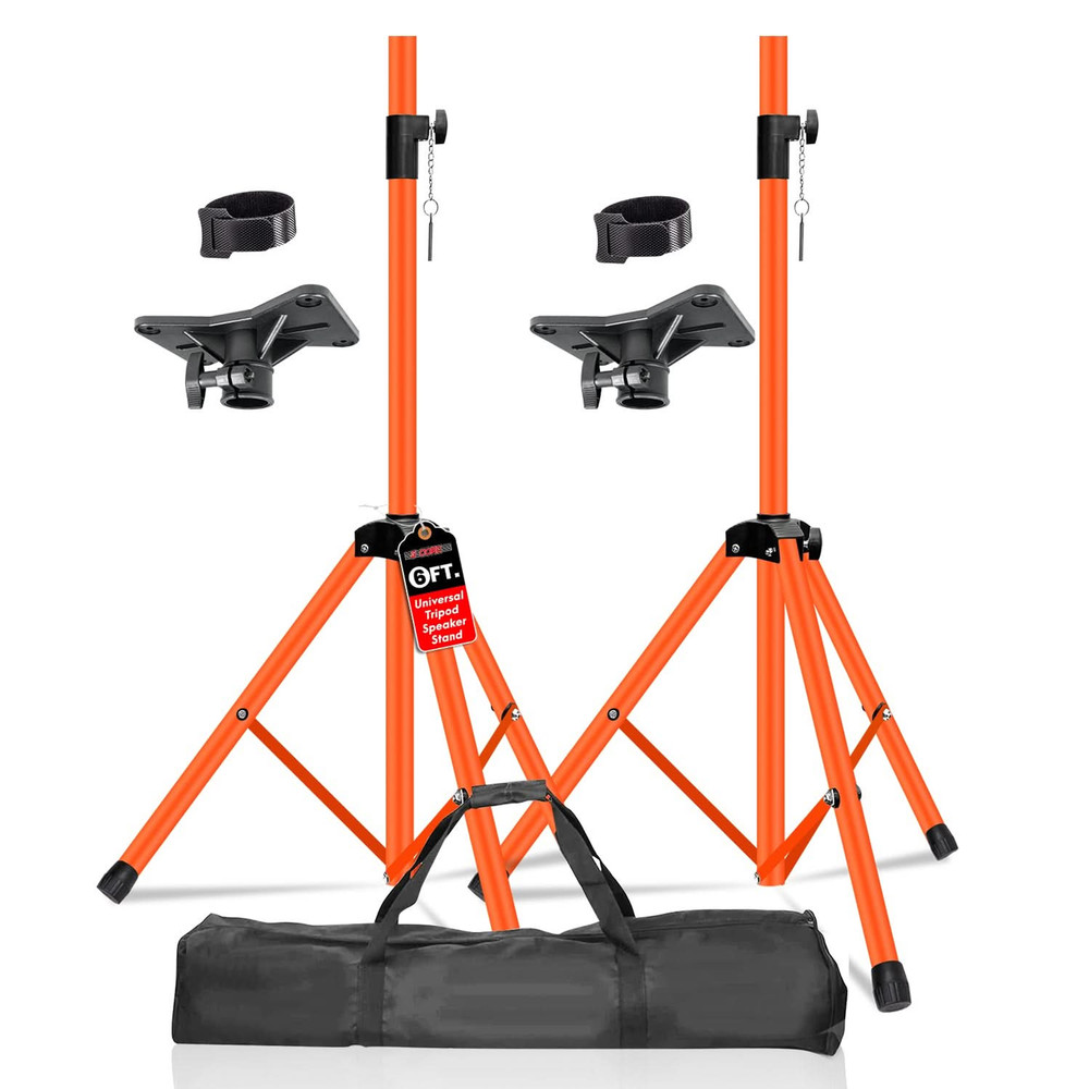 Speaker Stand Tripod Tall Adjustable 72 Inch DJ Pole Mount Studio Monitor Stands