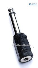 1/8″ 3.5mm Female Jack to 1/4″ Male Plug Mono Microphone Audio Mic Adapter VWLTW