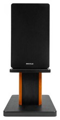 2 Rockville RHT8C Computer/Bookshelf Desktop Speaker/Studio Monitor Stands-Wood