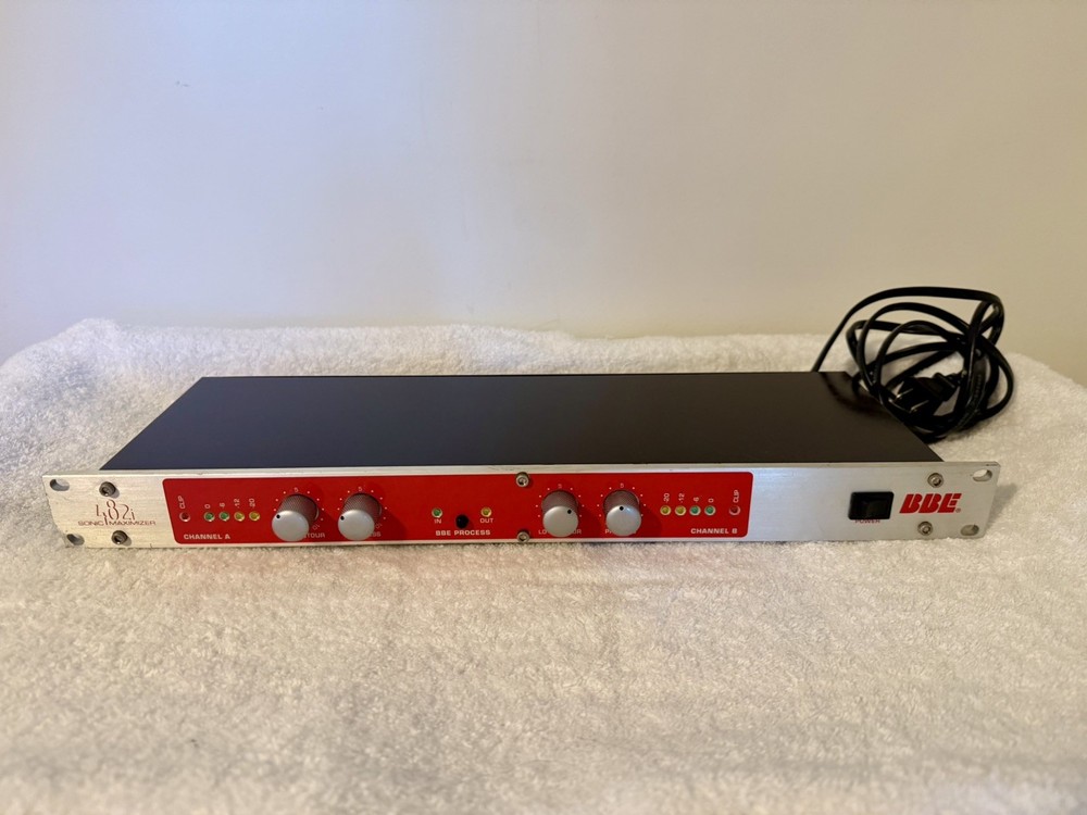BBE 482i Sonic Maximizer 2 Channel Signal Processor Rack Mount