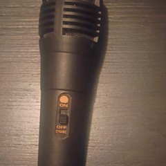 Dynamic Handheld/Stand-Held Wired Microphone, 3-Pin XLR, On/Off Switch Black