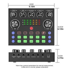 USB Interface External Sound Card Live Broadcas Microphone Audio Card Equipment