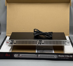 DBX 215s 15-Band Dual Channel Graphic Equalizer Switchable ±6 or ±15 dB New