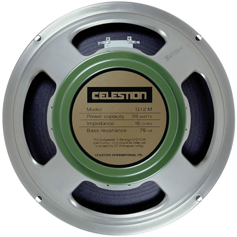 Celestion G12M Greenback 12″ 16 Ohm Guitar Speaker 25W