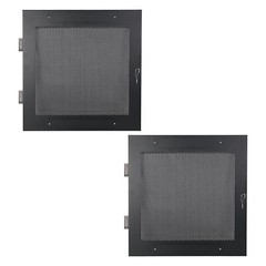Sound Town Server Rack Doors, for STRK-M12U Server Rack (STRK-DS12U)