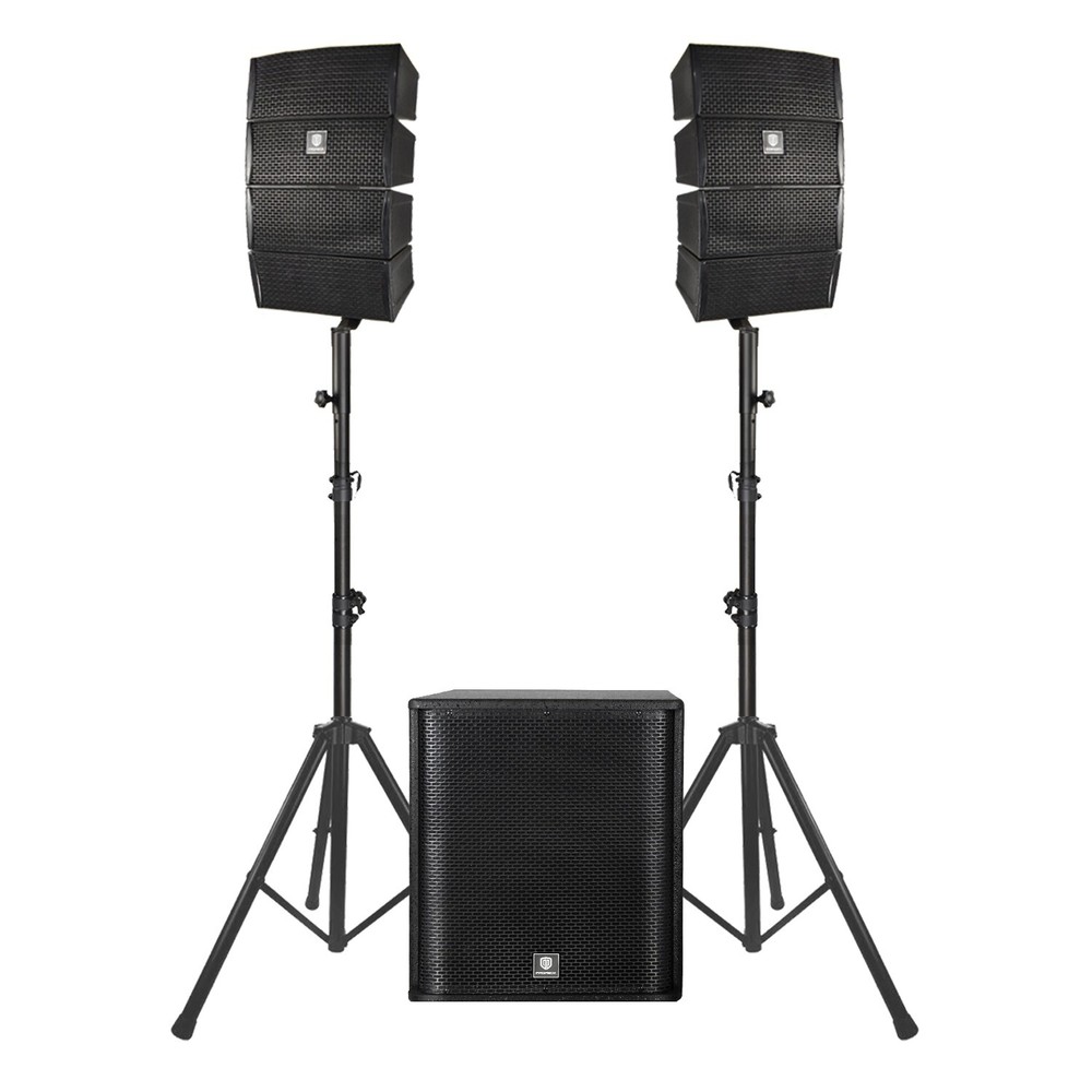 PRORECK 15″ Powered PA System 3000W Bluetooth Outdoor Event Mega Party Concert
