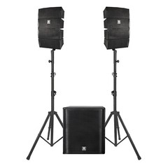 PRORECK 15″ Powered PA System 3000W Bluetooth Outdoor Event Mega Party Concert