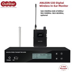 ANLEON S3D Digital Wireless In-Ear Monitor Stereo IEM for Live Performances #sz