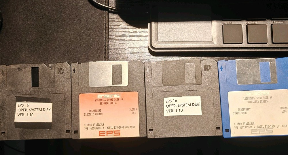 Ensoniq EPS OS Operating System Floppy Boot Disk v 1.10 and instruments