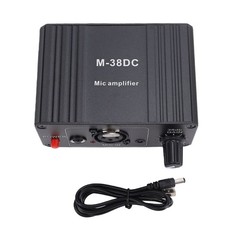 Microphone Preamp High Gain Adjustable For Professional Recording Black For