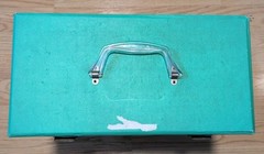 Vintage 1960’s Platter-pak LP Carrying Storage Case #1252 Dance Green