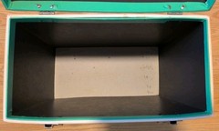 Vintage 1960’s Platter-pak LP Carrying Storage Case #1252 Dance Green