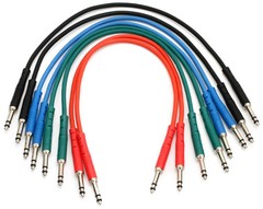 StageMASTER STT-1-8PK Black TT Patch Cable – 1′ foot (8-pack)