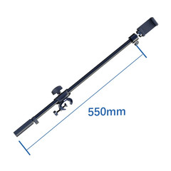55CM Rotating Microphone Stand Crossbar Arms Mic Clip Phone Holder Extension Bra