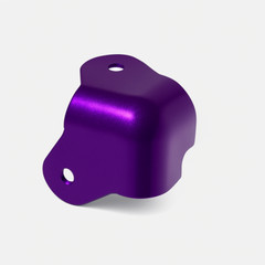 8x Purple Candy Metal Amp Corners – Custom Guitar Cab Protectors w/ Screws