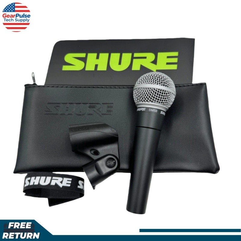SM58 Dynamic Cardioid Vocal Microphone with On/Off Switch US Fast Free Shipping