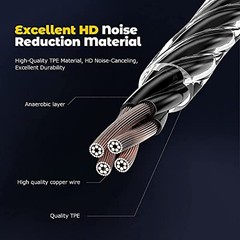 Earbuds Headphones with Microphone Pack of 5, Noise Isolating Wired Earbuds,