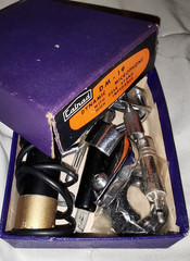 MCM Vintage 1960s Calrad DM-19 High Impedance Dynamic Microphone In BOX Japan