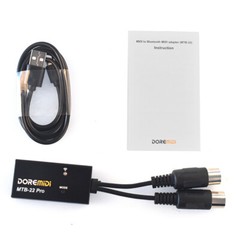 DOREMiDi MIDI To Wireless Bluetooth MIDI Adapter BLE MIDI Cable All MIDI message