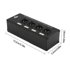 1Pair 4 Channel XLR Male Female Adapter to Single Ethercon Cable, Snake Extender